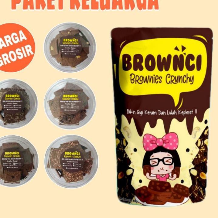 

( BAYAR DITEMPAT ) CEMILAN SNACK KERIPIK BROWNIES BROWNCI MAKANAN RINGAN KEKINIAN DAN JAJANAN MODERN