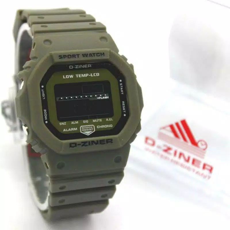 D'ZINER 8200 ORIGINAL D-ZINER JAM TANGAN PRIA WANITA ANTI AIR RENANG 50M