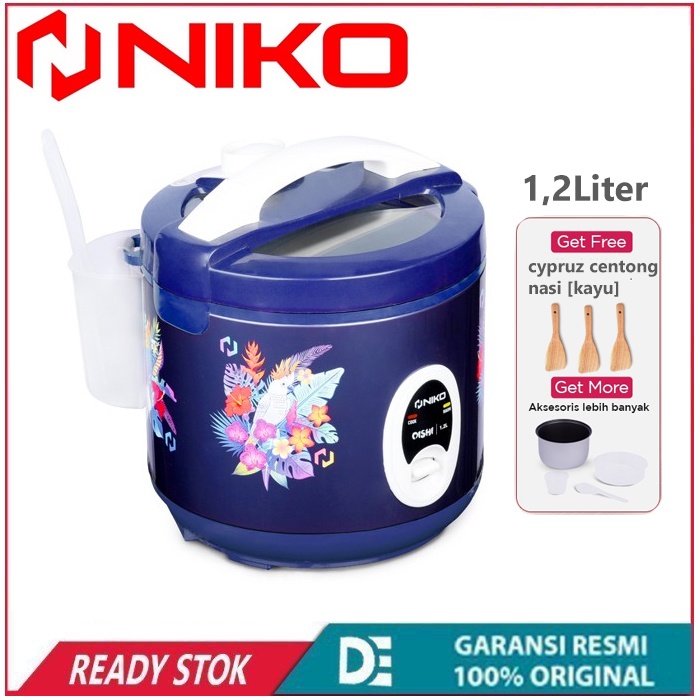 Rice Cooker Penanak Nasi 1,2 Liter NIKO Oiszi Amazon Magic Com Kecil