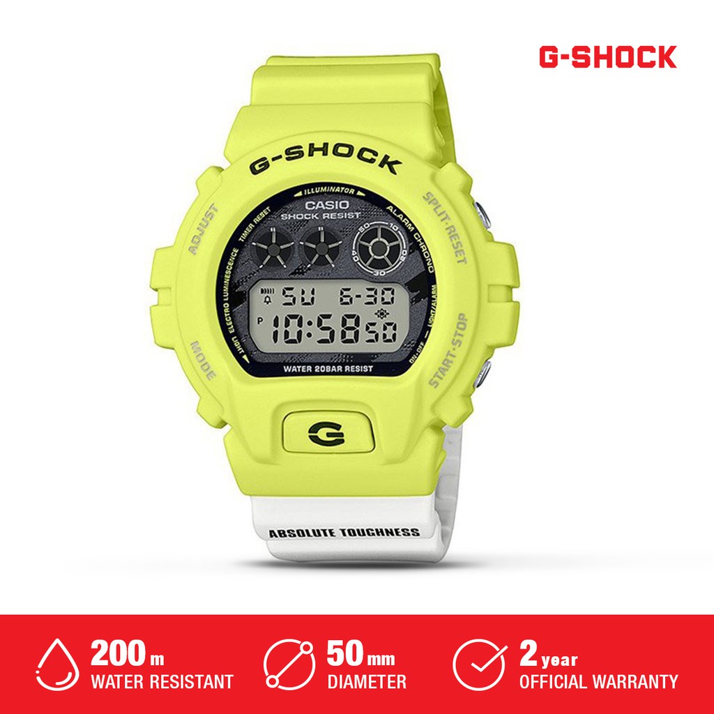 Casio G-Shock Jam tangan Pria DW-6900TGA-9DR Waterproof