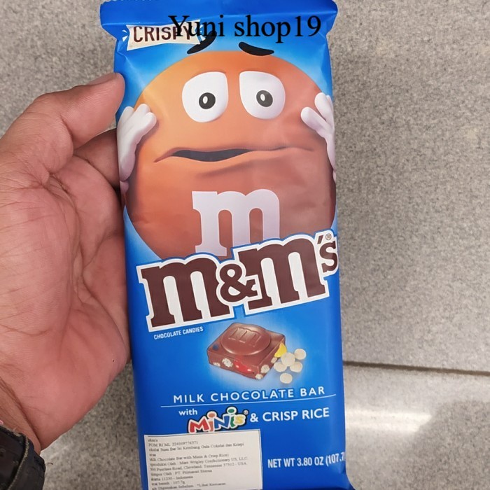 

m&m milk chocolate crisp rice