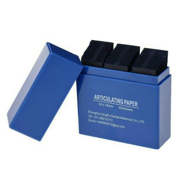 Dental Articulating Paper Straight Kertas Artikulasi Lurus Gigi Karbon Marker Artikulating Paper