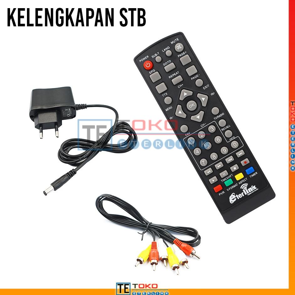 TV Digital Eterlink Brand Set Top Penerima Siaran Full HD/ STB+Wifi / STB Saja - MT7601 (Bisa dapet 