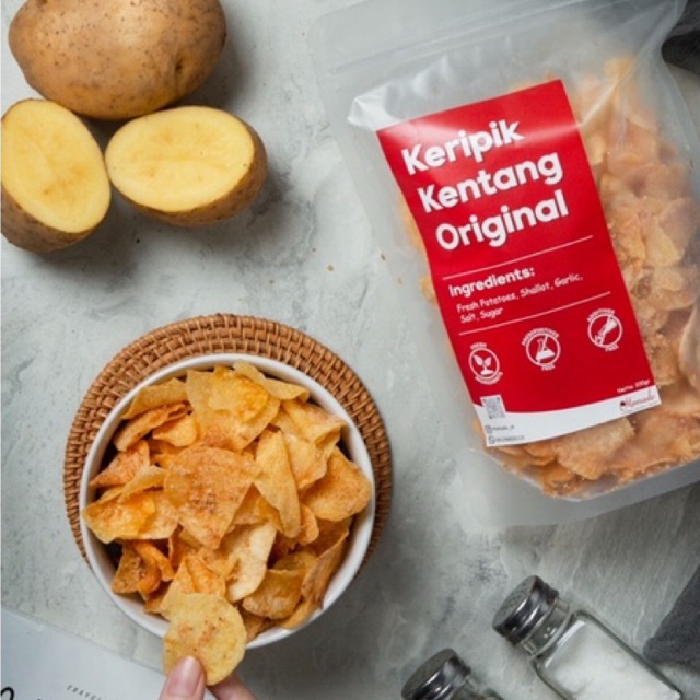 

Keripik Kentang Original Momade