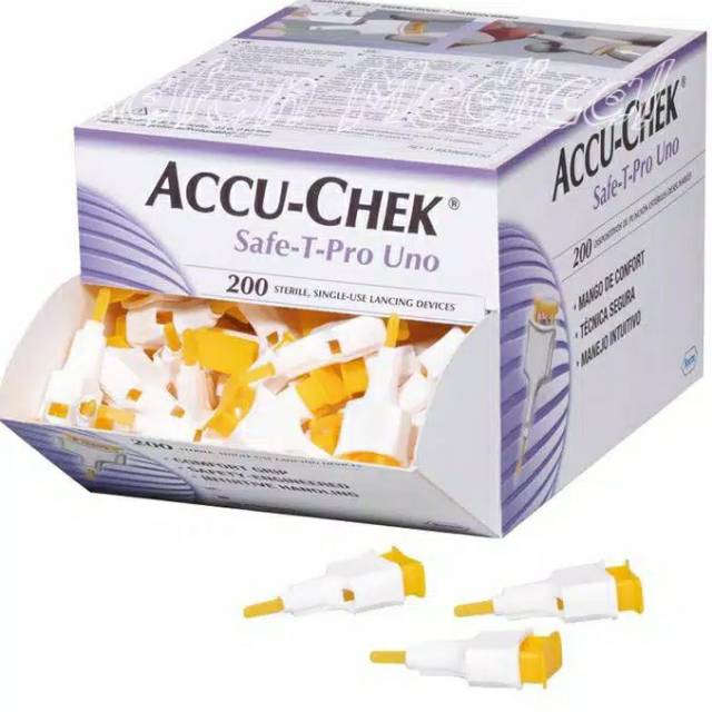 ACCU CHEK SAFE T PRO UNO ISI 200 Lancet Accu Check