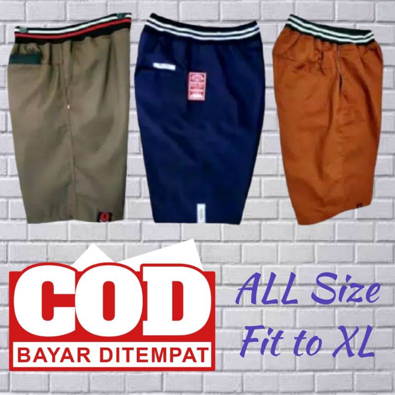 Kolor pria pendek kolor polos kolor distro premium kolor harian santai