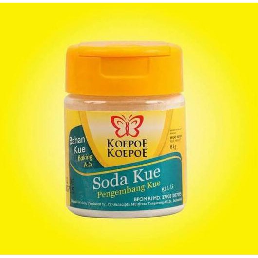 

31.87-Kue- Soda Kue / Baking Soda / Sodium Bicarbonate Kupu Kupu || 81Gr -Terlengkap-Termurah-