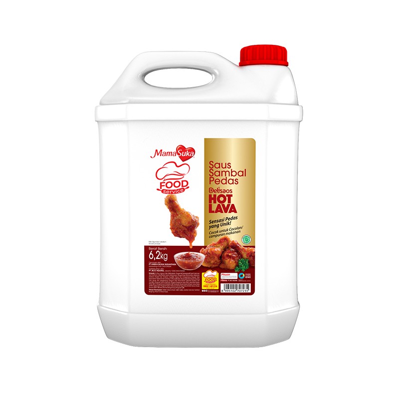 

Saus Sambal Mamasuka HOT LAVA [Jerigen 6,2 kg]
