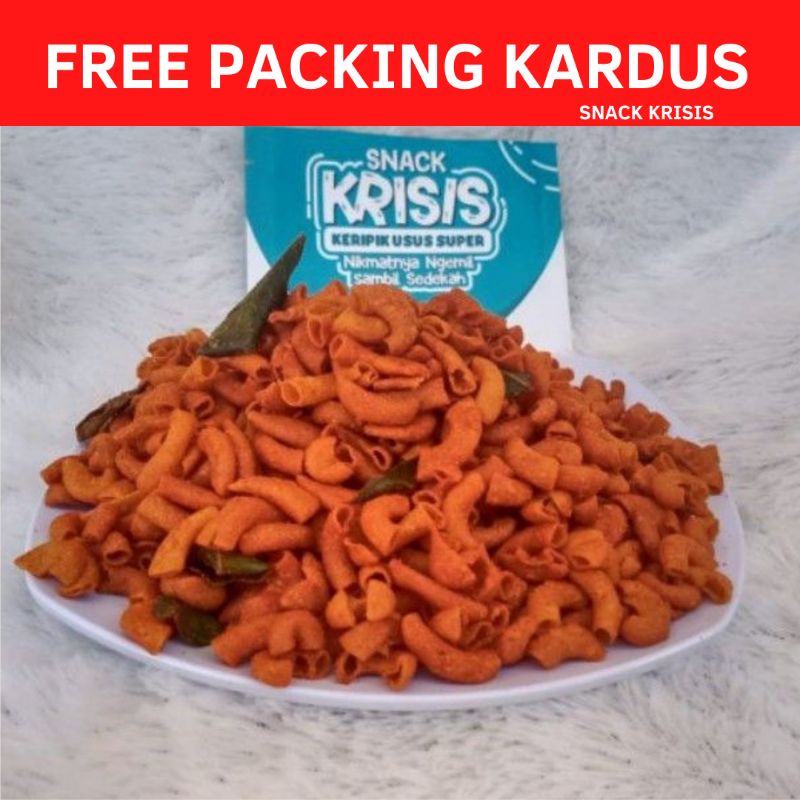 

Navi_Lezatoz Makaroni Bantat Pedas Daun Jeruk 500 Gram 1/2 Kilo Makaroni