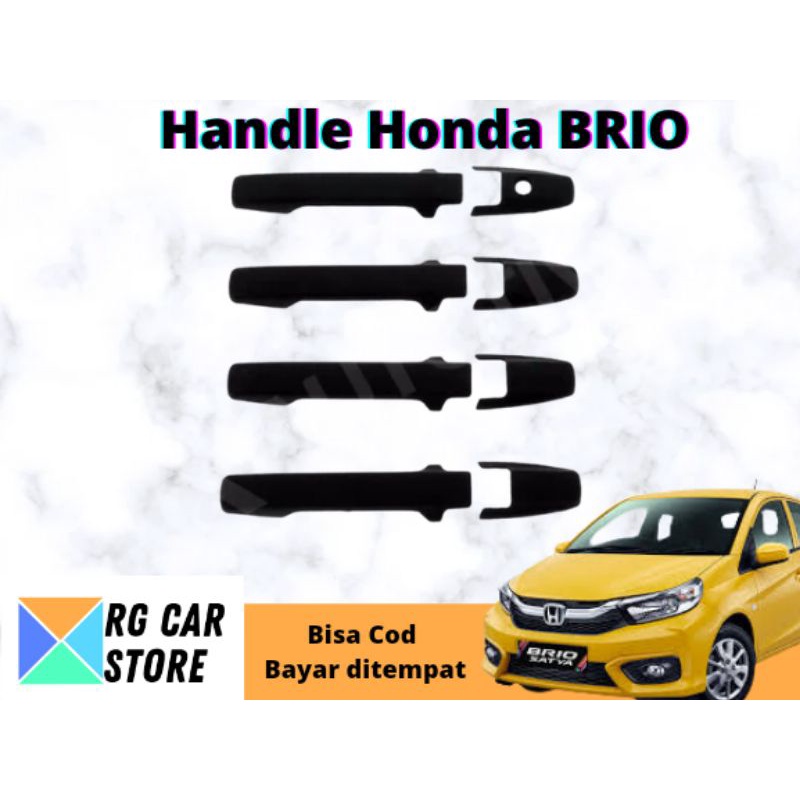 COVER HANDLE HONDA BRIO BLACK DOFF DIJAMIN PNP