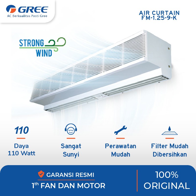 GREE AIR CURTAIN GREE AIR CURTAIN 90CM FM-1.25-9K