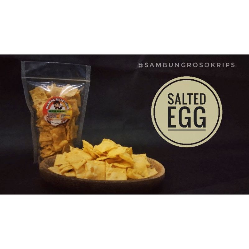 

KRIPIK PANGSIT SALTED EGG | SAMBUNG ROSO KRIPS