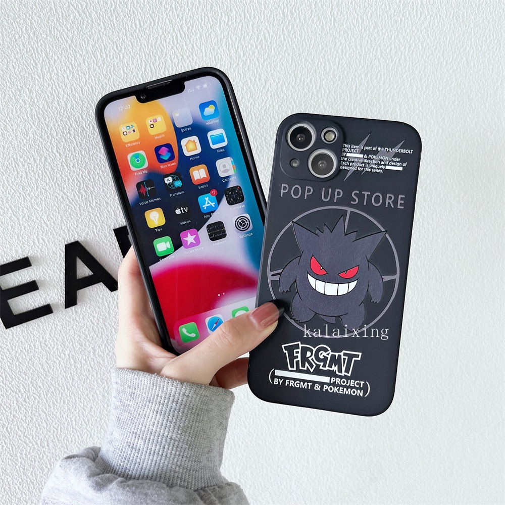 Pocket Monster Case untuk iPhone 13 Pro Max 12Pro 11 X XR Xs Max 7 8Plus Pikachu