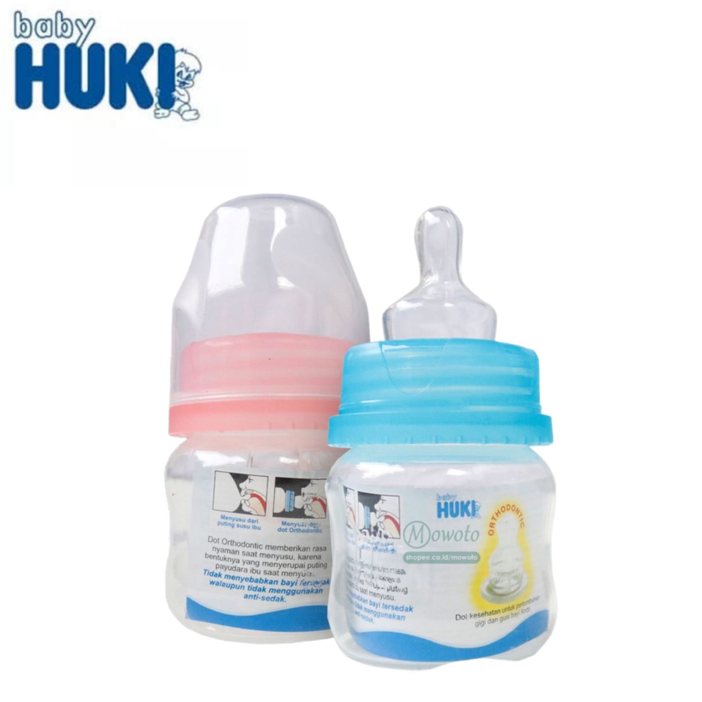 Botol Susu Bayi Huki 60 mL BPA Free - Botol Susu Bayi