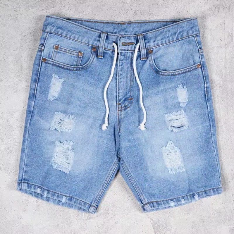 Celana Jeans Pendek Robek / Celana Distro Ripped jeans shortpants