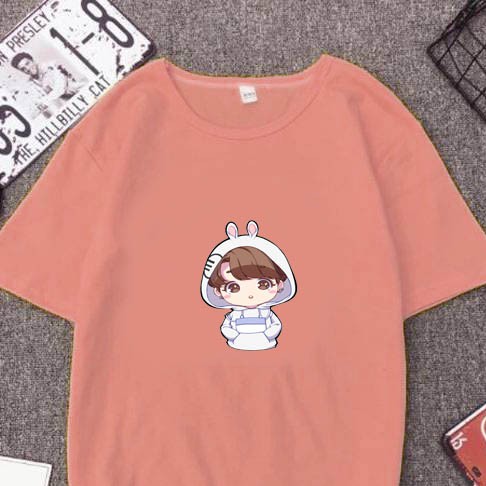 KAOS BTS VERSI KARTUN JUNGKOOK / KAOS BTS CARTOON JUNGKOOK / KAOS JUNGKOOK PREMIUM QUALITY