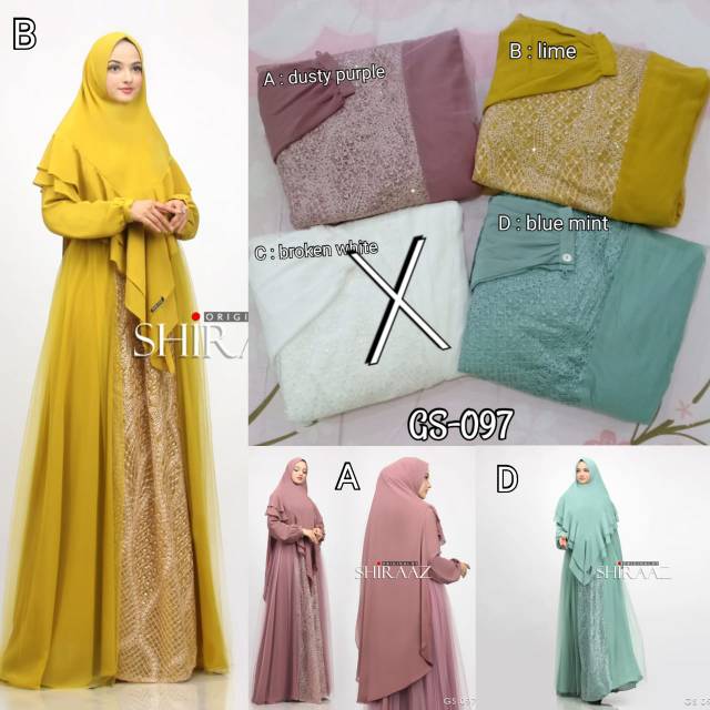 GS-097 by SHIRAAZ ( cek shopee indri_collectionsby)