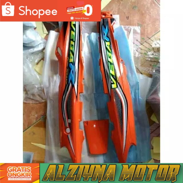 body belakang Vega R Lama orange