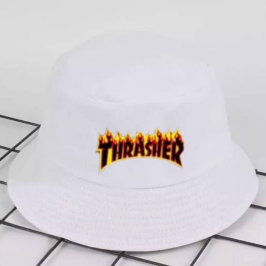 Topi Bucket Hat Thrasher Stusy Convers Outdoor New fashion style Bucket Hat Sablon Distro Unisex