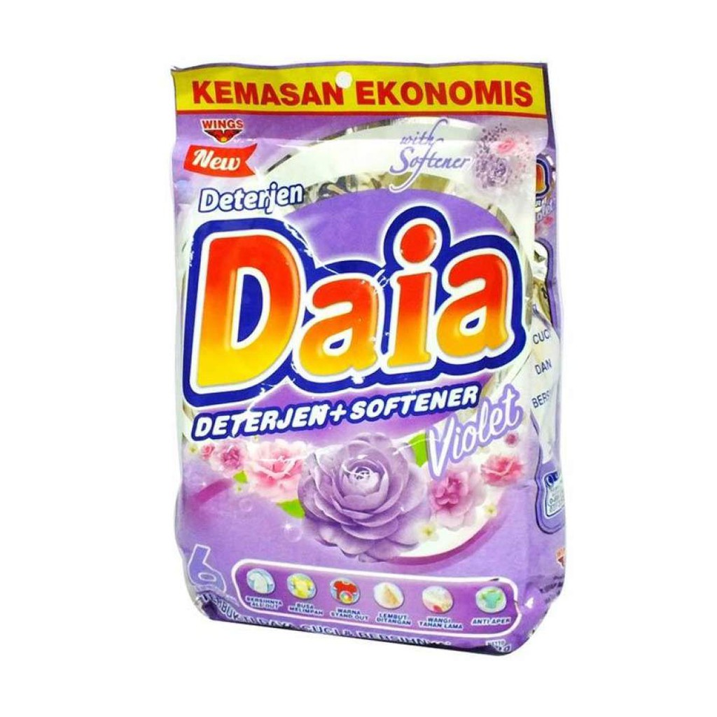 Daia Deterjen+Softener Violet 900g