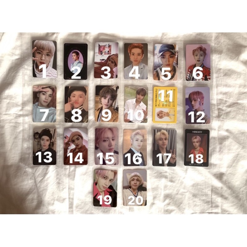 [READY STOCK] PHOTOCARD / PC NCT OFFICIAL TAEYONG  / HENDERY