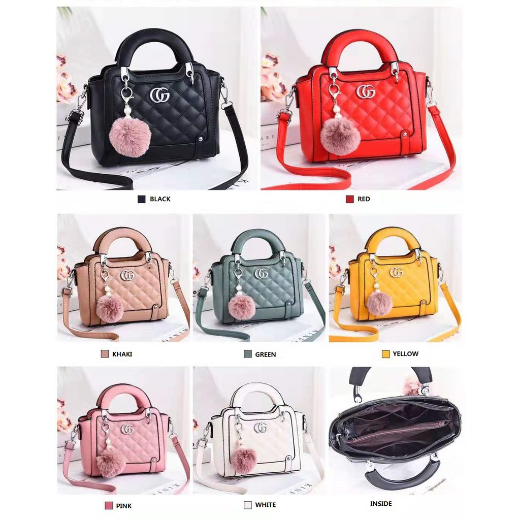 BJ20147 - BLACK/PINK/RED/WHITE/YELLOW - TAS SLEMPANG JINJING TOTEBAG HANDBAG WANITA FASHION IMPORT MODIS ELEGAN TERMURAH TERLARIS TERBARU BAGSTORE JAKARTA TAS BATAM ELJ5521 GT1752 CR7315 BQ2850 KPC8889 LT1653 VC86506 JT0147