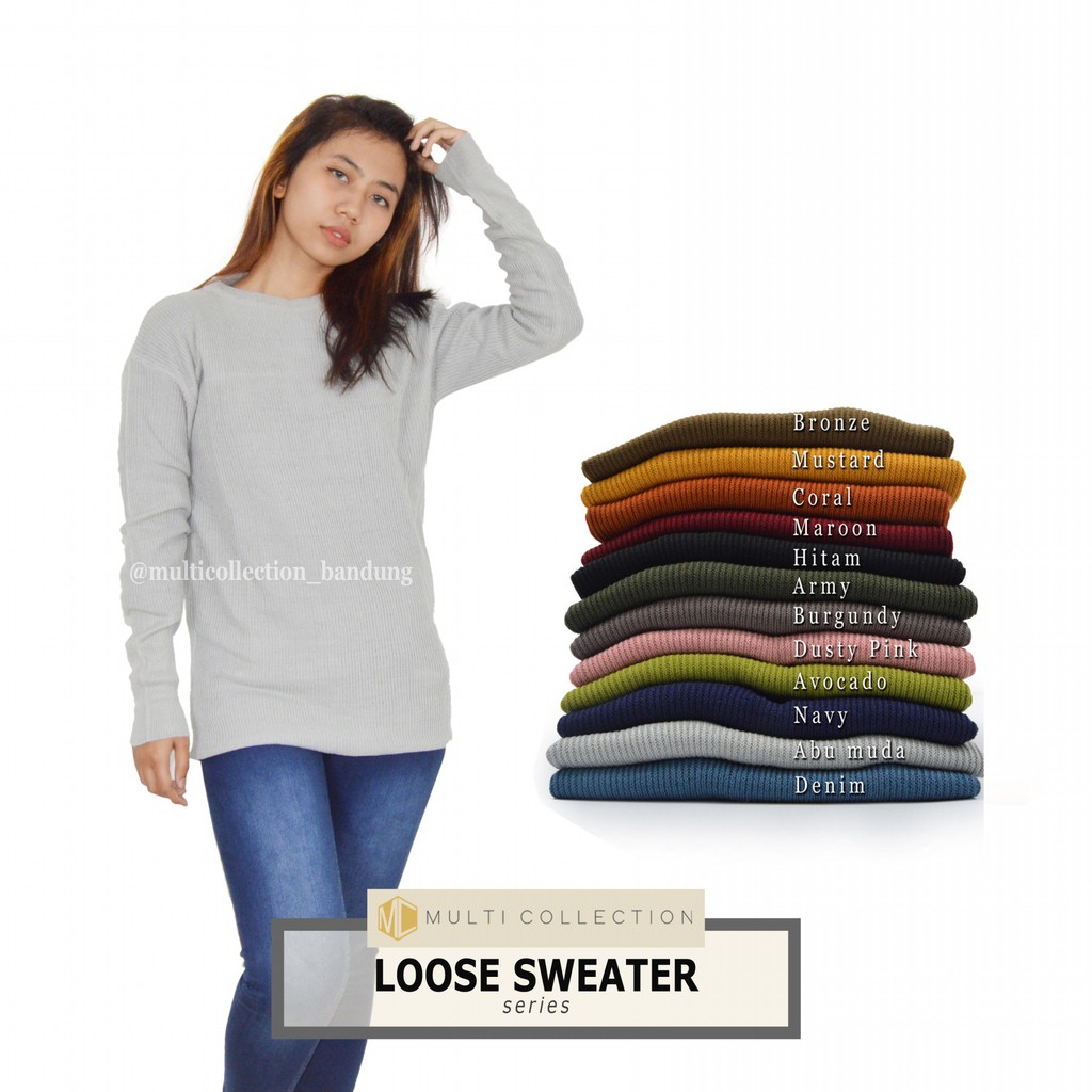 21 Info Baju Rajut Wanita Loose Sweater Model Sweater 21 Info Baju Rajut Wanita Loose Sweater Model Sweater