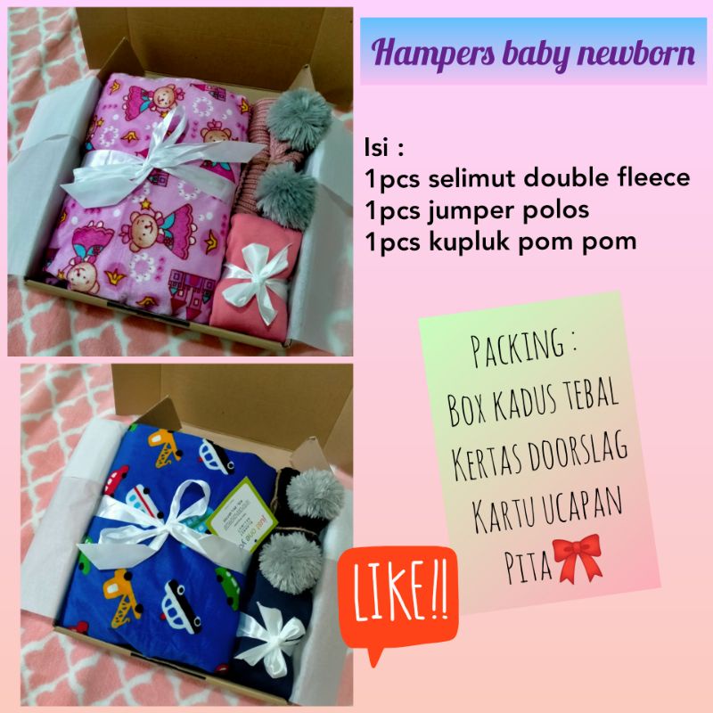 HAMPERS BAYI NEWBORN KADO BAYI LAHIRAN HADIAH KADO BAYI SELIMUT KADO BAYI LUCU KADO BAYI MURAH