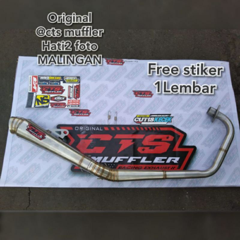 Knalpot racing cts muffler Tiger megapro cb gl Satria fu