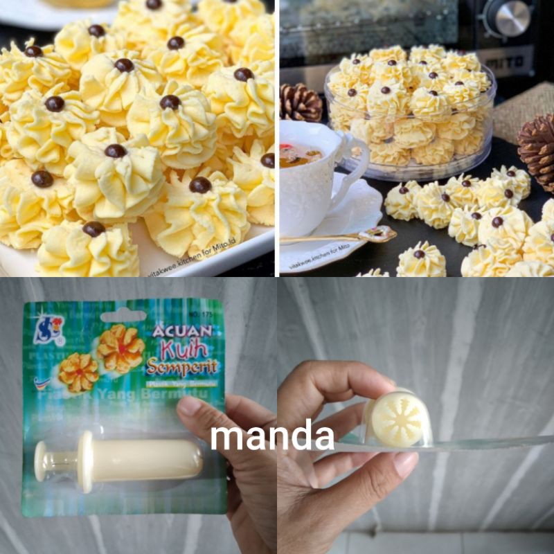 cetakan kue kering kue semprit sagu keju kue mawar acuan 175