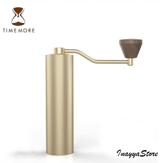 TimeMore Chestnut Slim Coffee Grinder Gold Elegant Grinder Kopi Manual