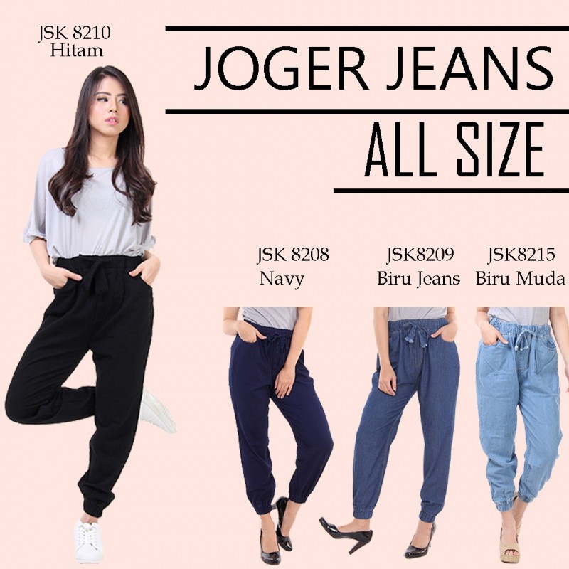 [JSK ALL SIZE] Celana Joger JSK Jeans/ Joger Jeans JSK/ JSK Jeans joger/ Joger murah / banyak warna