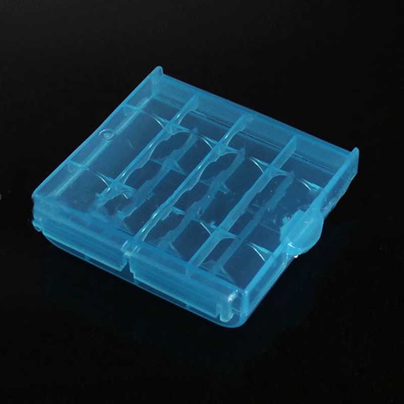 {LUCKID}Hard Plastic Battery Storage Boxes Case Holder for Waterproof Cases