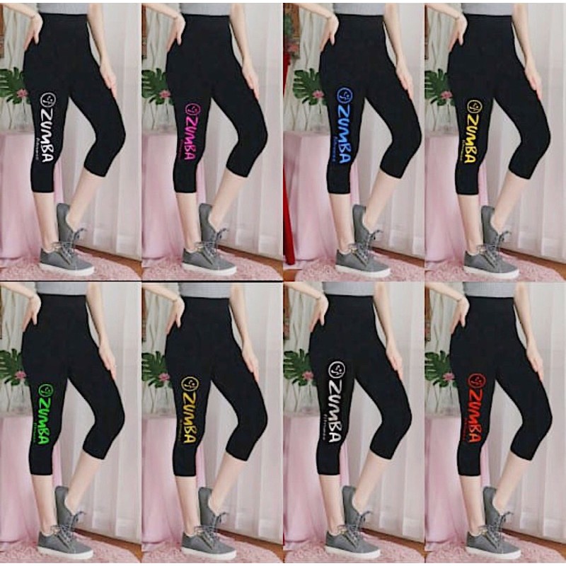 Celana Legging Zumba Fitness 7per8 #601 Fit to S-XXL