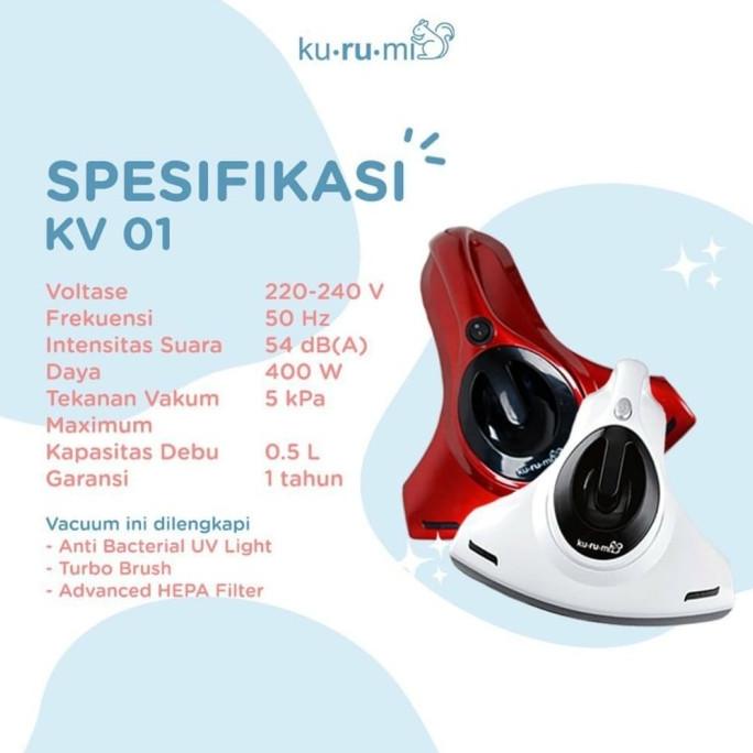 kurumi anti dust mites uv vacuum cleaner kv-01