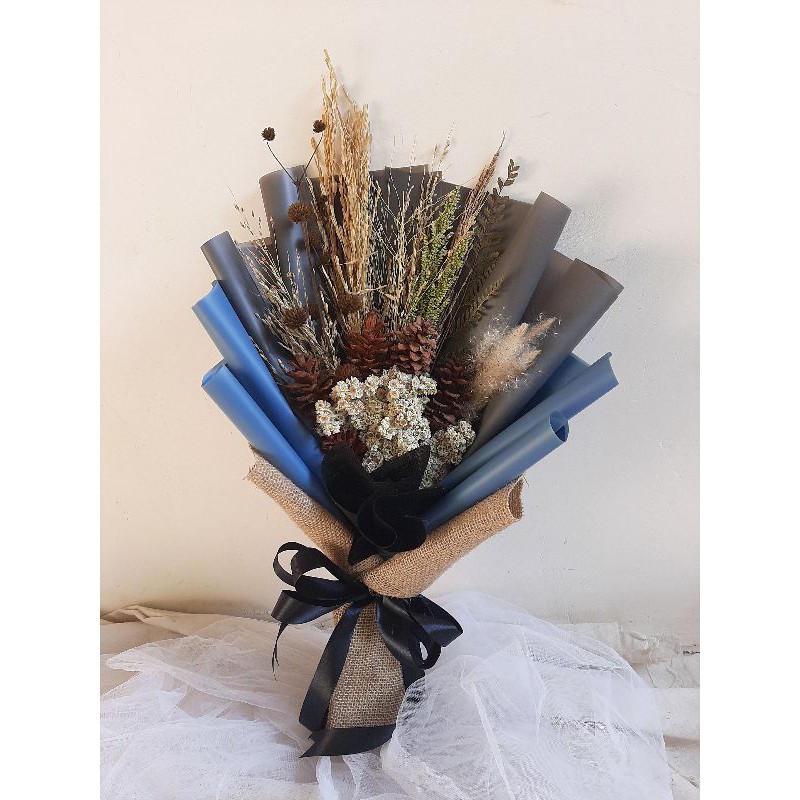 buket wisuda hand buket buket lamaran dried flower edel buket rangkaian besar bunga kering