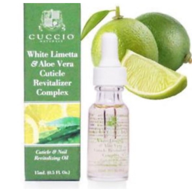 Cuccio Naturale White Limetta &amp; Aloe Vera Cuticle Revitalizer 3x15ml