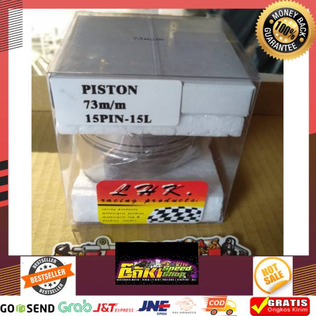 New TermurahPiston racing LHK 73m pin 15