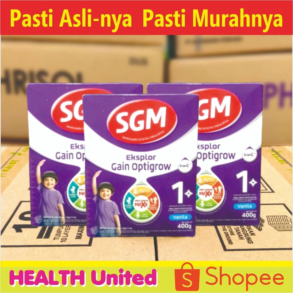SGM Eksplor Gain Optigrow 1+ (Susu Anak diatas 1 Tahun)