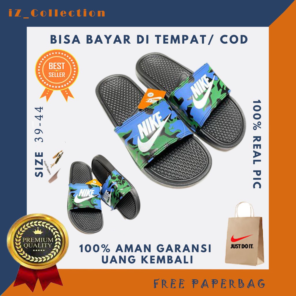 Sandal | Sendal Slide Selop Slop on Karet Nike Pria Wanita | C07