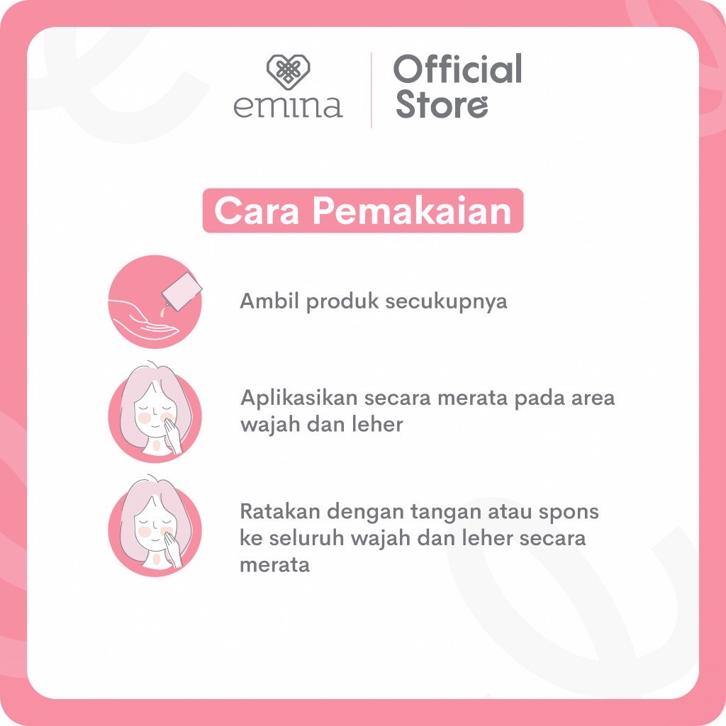 EMINA Daily Matte Indonesia / BB Cream Loose Compact Powder Bedak Padat Facial Wash Face Scrub Micellar Water Essence Toner Mist Serum Day Night Eye Cream Sunscreen Sheet Clay Mask Masker Lip Tint / Bright Stuff Ms Pimple Acne Sun Protection Battle Paket