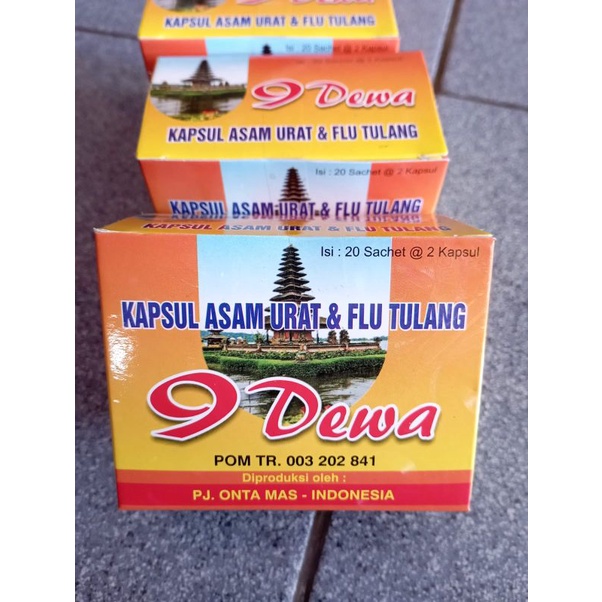 Kapsul Asam Urat 9 DEWA ORIGINAL