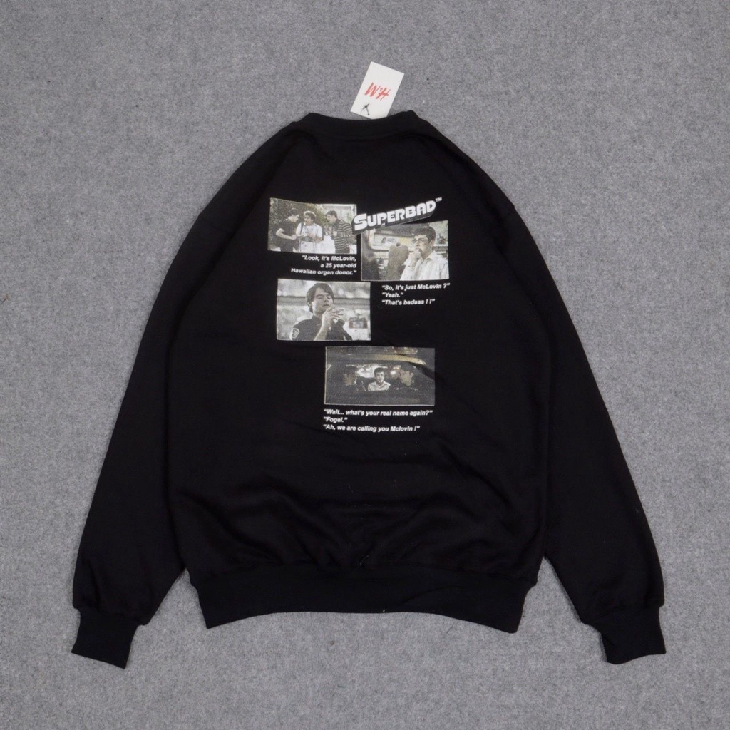 SWEATER CREWNECK H&amp;M SUPERBAD PREMIUM FULLTAG &amp; LABEL