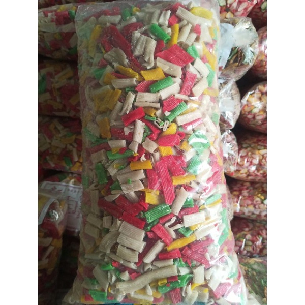 

kerupuk usus warna Isi 5 kg