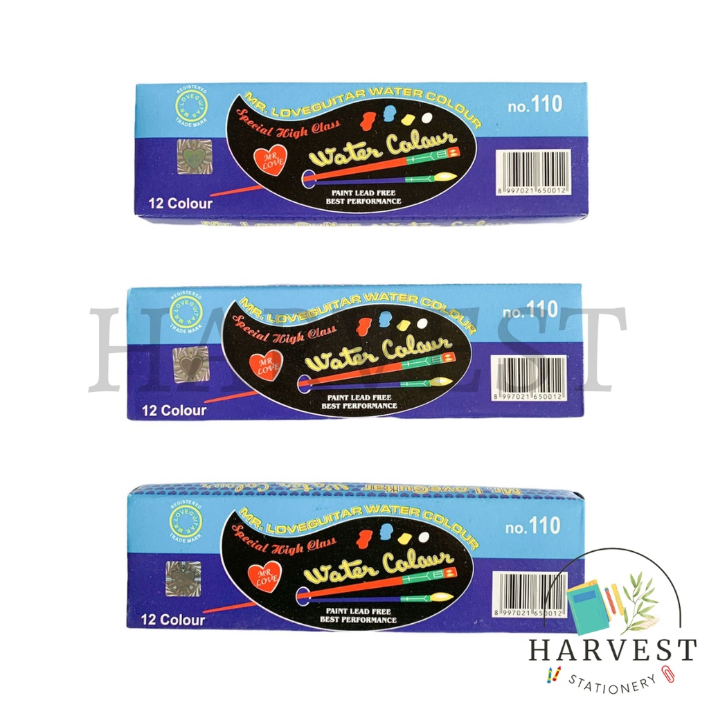 

Cat Air Guitar 110 / Cat Air Guitar 12 Warna / Mr LOVEGUITAR Water Color