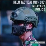 Helm Tactical Mich 2001 Cover Hijau Armi