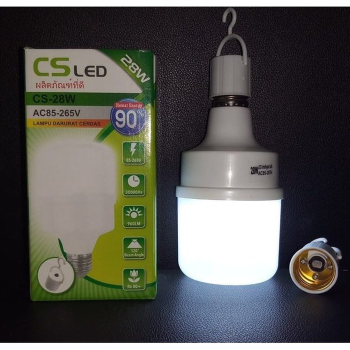 Lampu Bohlam Emergency Led Sentuh CS 28 Watt - Lampu Led