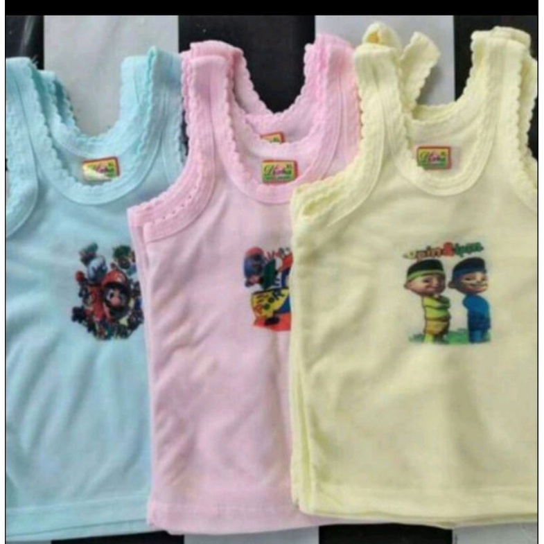 Kaos Dalam Anak Kaos Dalam Anak Bayi Singlet Anak Bayi Motif Gambar Umur 1 2 3 4 5 6Tahun