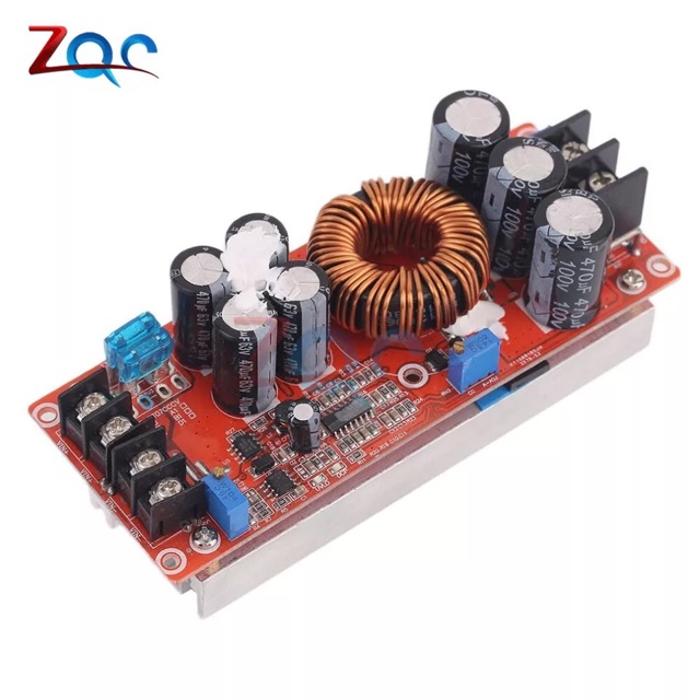 Step Up DC 20A 1200W DC-DC Boost Converter Power Supply 8-60V untuk 12-83V 24V 48V