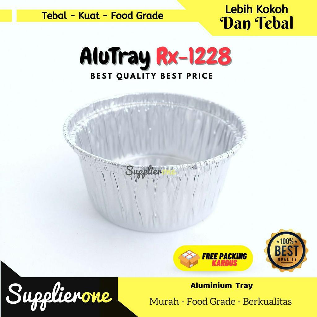 Alu Tray Rx-1228 / Alumunium Tray / Alumunium Cup / Muffin Alumunium / Tray Alumunium
